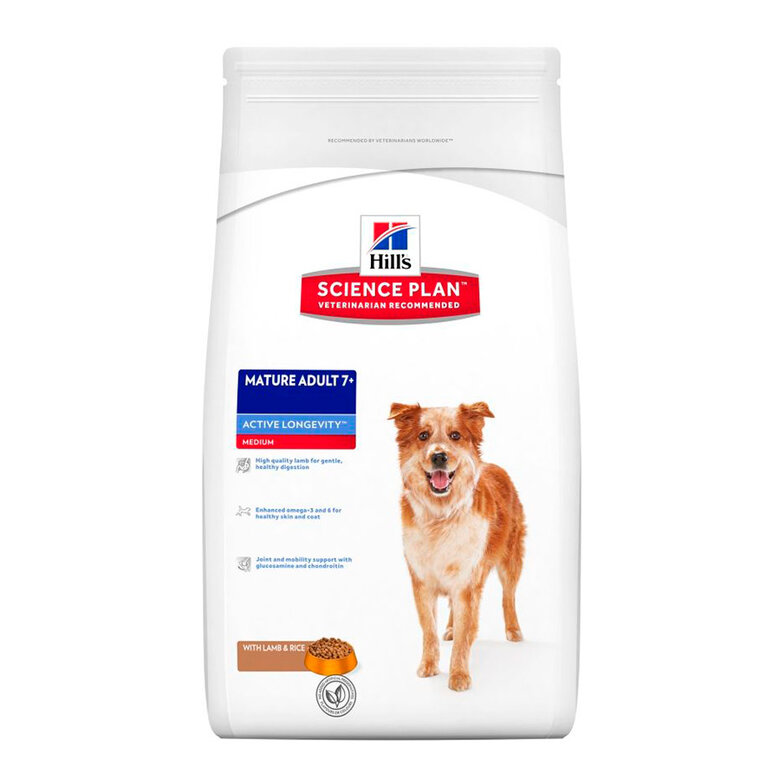 Hill's Science Plan Mature Adult Medium Cordero pienso para perros, , large image number null