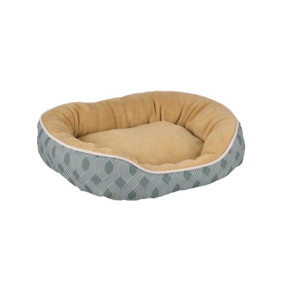 Flamingo Corvara Rect&aacute;ngulo Azul cama cuna para perros, , large Imagen numero 1