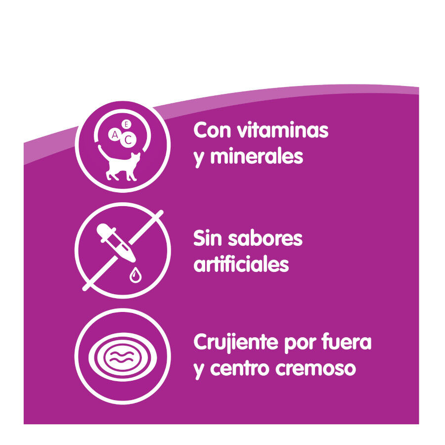 Whiskas Temptations Snacks Salmón para Gatos thumbnail