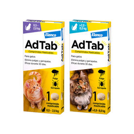 AdTab Comprimidos Masticables Antiparasitarios para gatos