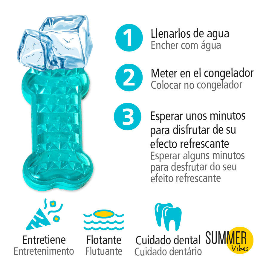 Summer Vibes Hueso de juguete fr&iacute;o para perros, , large Imagen numero 3