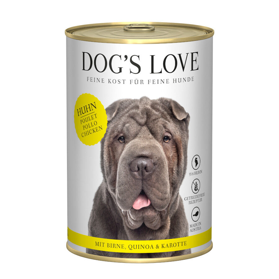 Dog's Love Adulto Pollo lata para perros