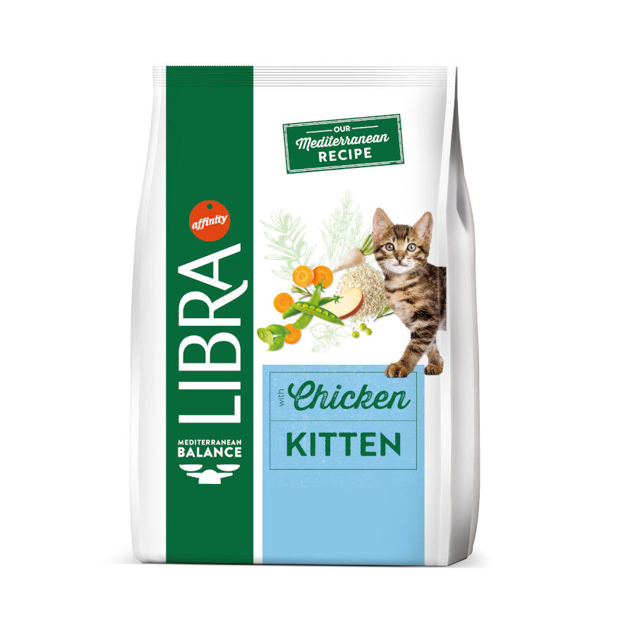 Libra Kitten Pollo pienso para gatos