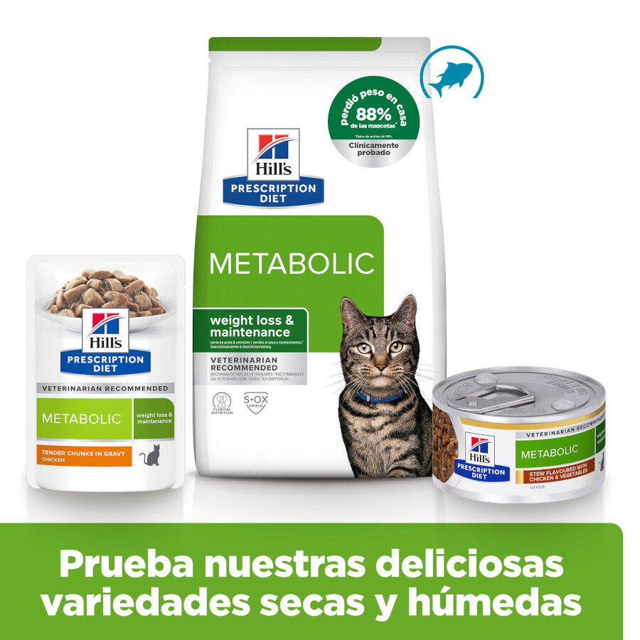 1.5 kg Hill's Prescription Diet Metabolic At&uacute;n pienso para gatos, , large Imagen numero 8