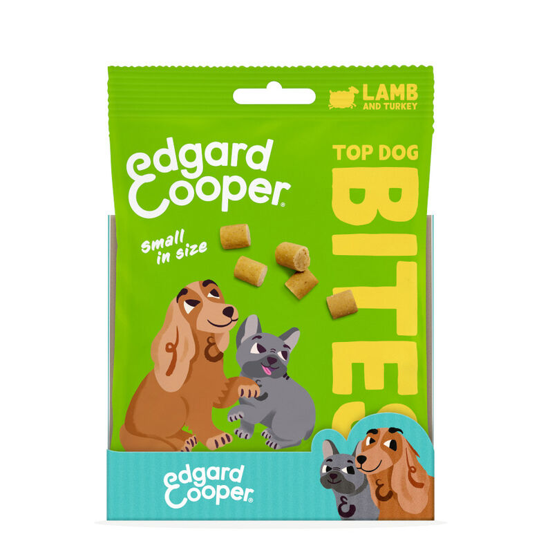Edgard &amp; Cooper Bocaditos Mini de Cordero y Pavo para perros thumbnail
