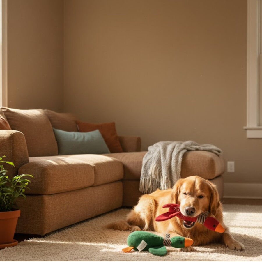 Wonder Christmas Juguete Pato Navideño para perros thumbnail