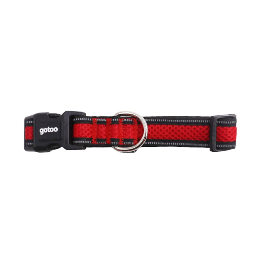 Gotoo Collar de malla transpirable rojo para perros, , large Imagen numero 1