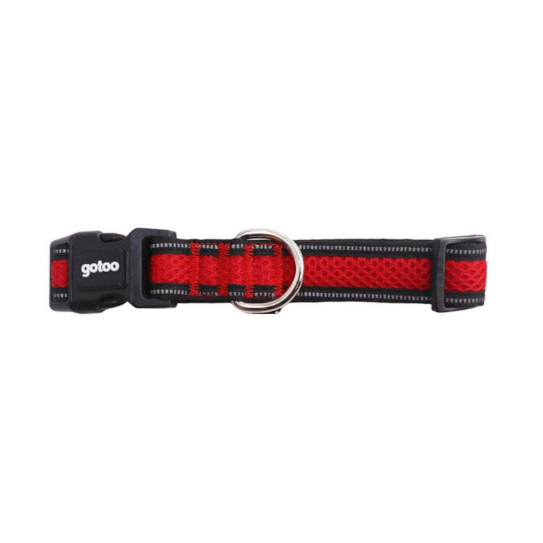 Gotoo Collar de malla transpirable rojo para perros,  Imagen numero 1 Gotoo Collar de malla transpirable rojo para perros, , large Imagen numero 1