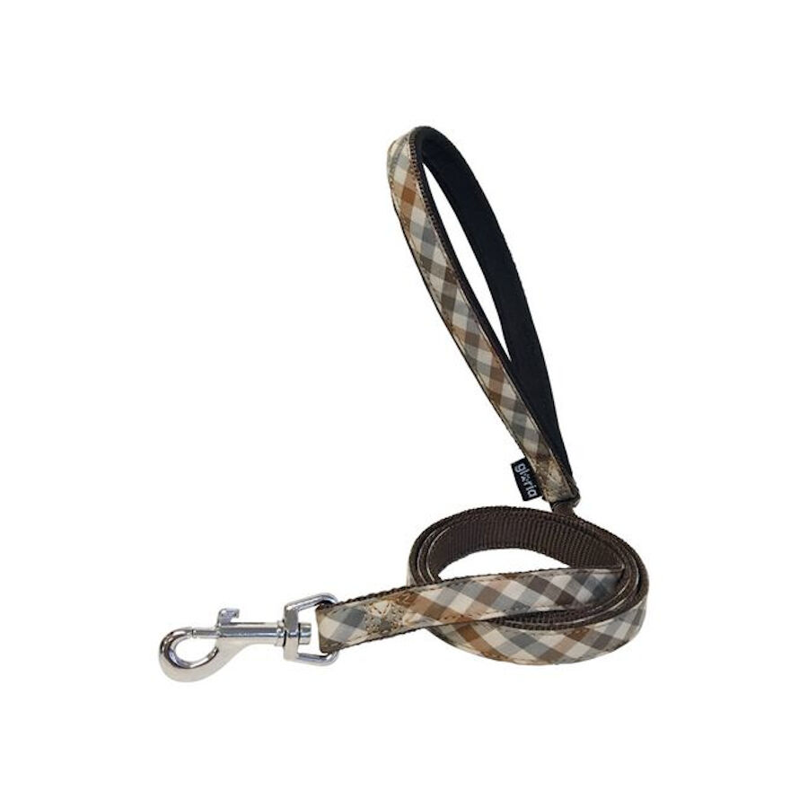 Gloria Checked Correa para perros , , large Imagen numero 1