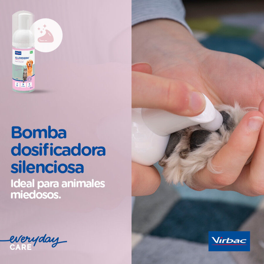 Virbac Allerderm Foam Cleanser Espuma Limpiadora para perros thumbnail
