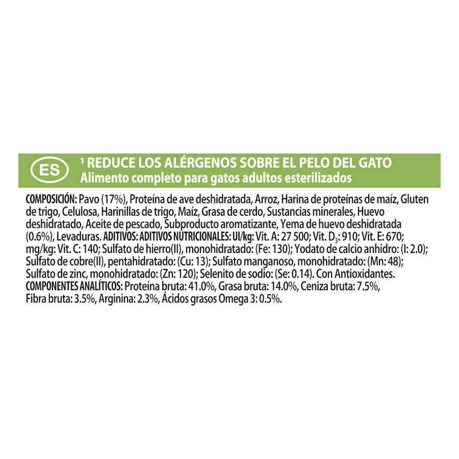 Pro Plan Live Clear Sterilised Adult Pavo pienso para gatos thumbnail