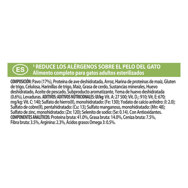 Pro Plan Live Clear Sterilised Adult Pavo pienso para gatos thumbnail