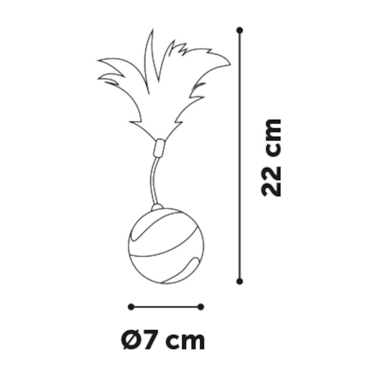Flamingo Magic Mechta Azul Pelota con Movimiento para gatos,  Imagen numero 5 Flamingo Magic Mechta Azul Pelota con Movimiento para gatos, , large Imagen numero 5