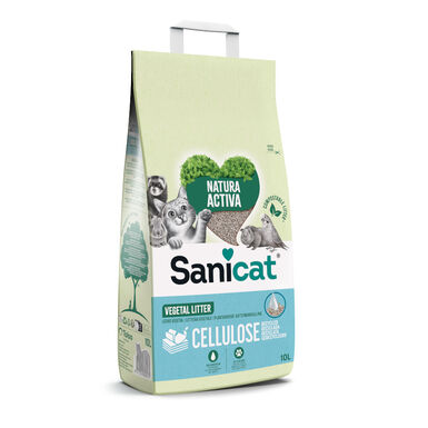 Sanicat Recycled Cellulose Lecho Natural para gatos