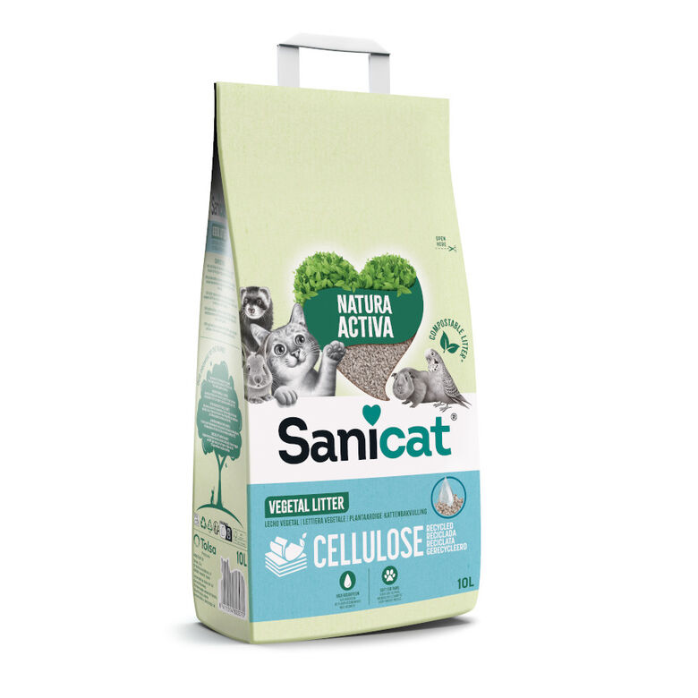 Sanicat Recycled Cellulose Lecho Natural para gatos thumbnail