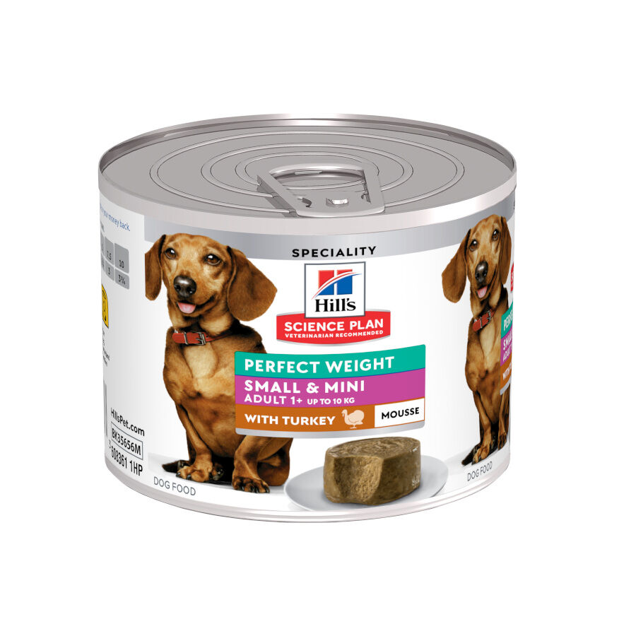 Hill&#039;s Science Plan Adult Small y Mini Perfect Weight Mousse de Pavo lata para perros thumbnail