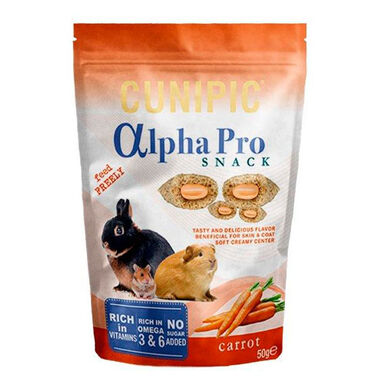Cunipic Alpha Pro Snack Carrot snack para roedores 50gr