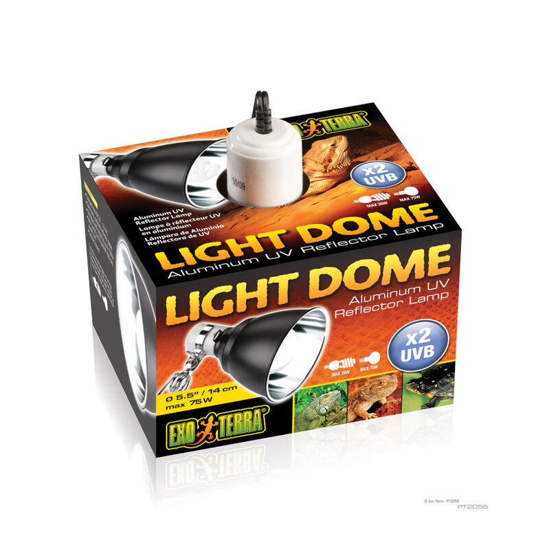 Exo Terra Light Dome Portalámparas de Aluminio Reflectante de UV thumbnail