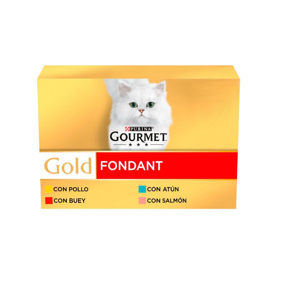 Gourmet Gold Fondant Sabores Variados lata para gatos