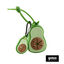 Gotoo Porta bolsas silicona avocado para perros, , large indicador imagen numero 2