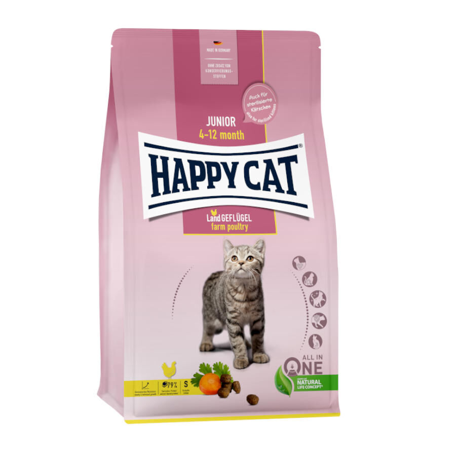 4 kg Happy Cat Junior Ave pienso, , large Imagen numero 1