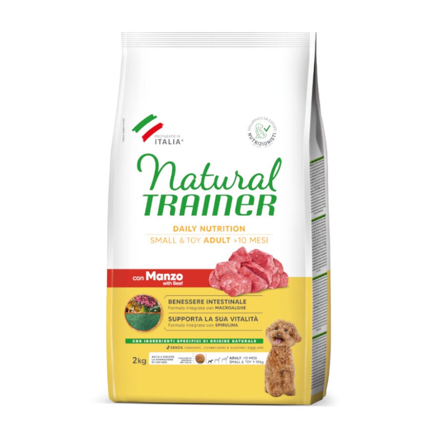 2 kg Natural Trainer Adult Mini Ternera pienso para perros, , large Imagen numero 1