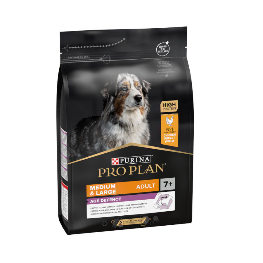 Pro Plan Adult Medium y Large Pollo pienso para perros Sénior +7