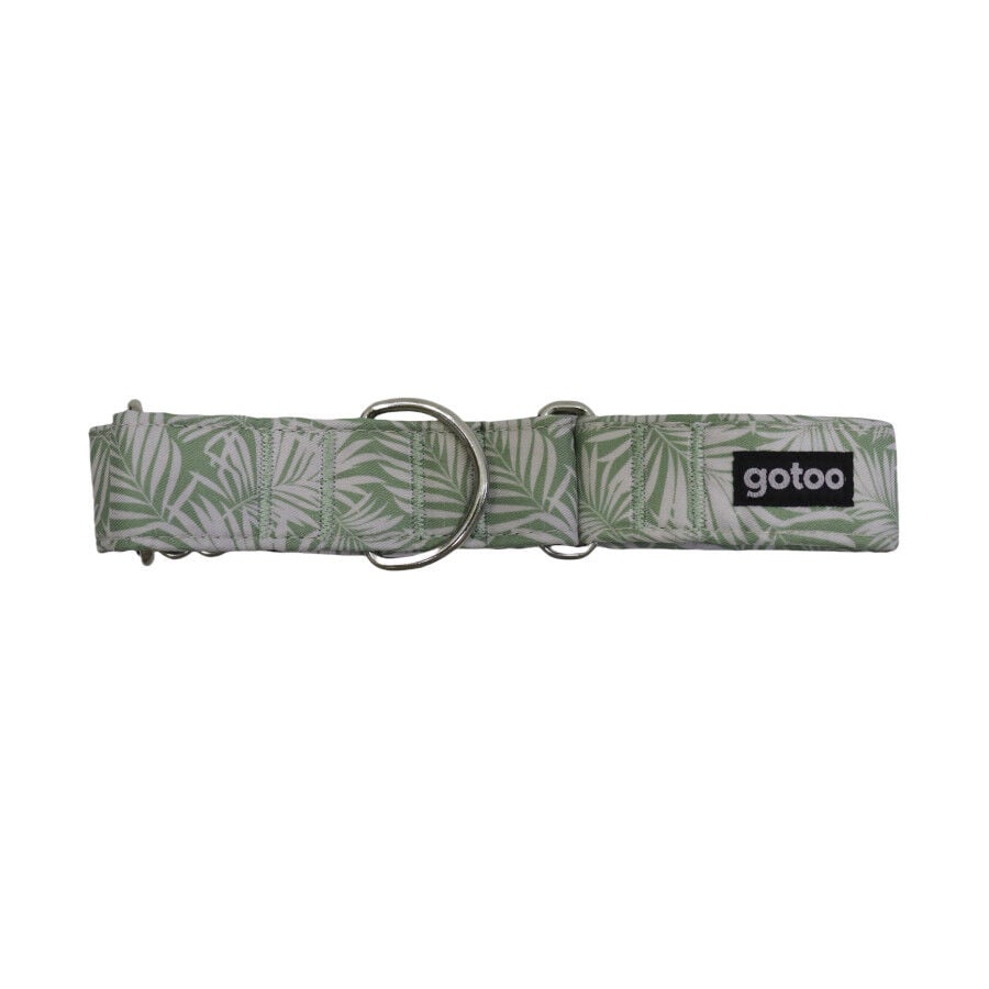Gotoo Collar martingale estampado verde para perros, , large Imagen numero 1