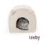 Leeby Iglú Desenfundable de Borreguito Blanco para gatitos, , large indicador imagen numero 2