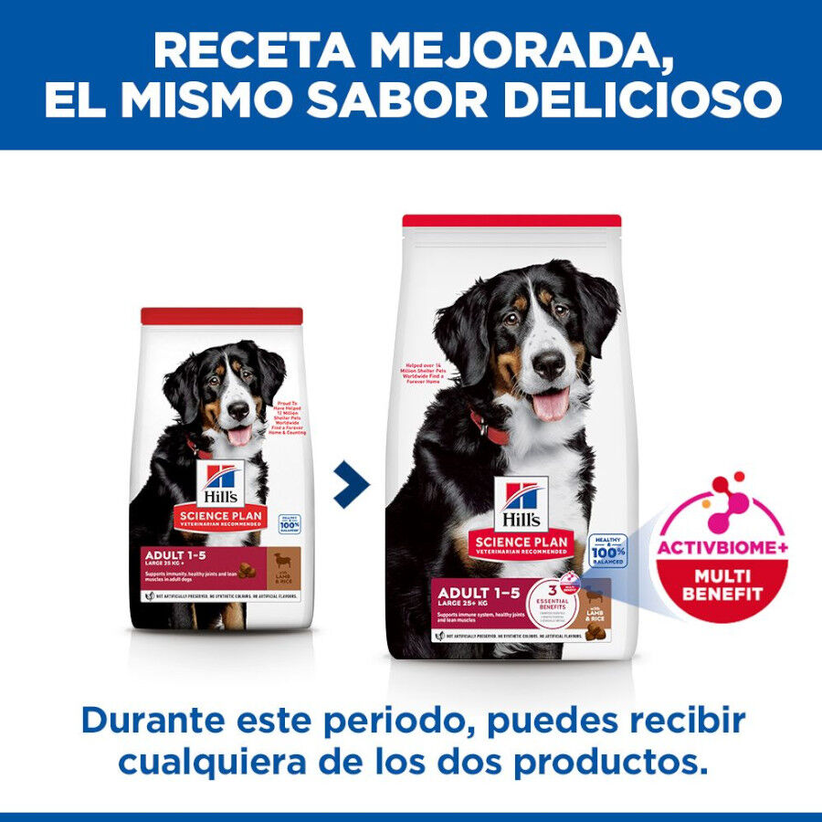 Hill&#039;s Science Plan Adult Large Breed pienso cordero y arroz para perros de razas grandes thumbnail