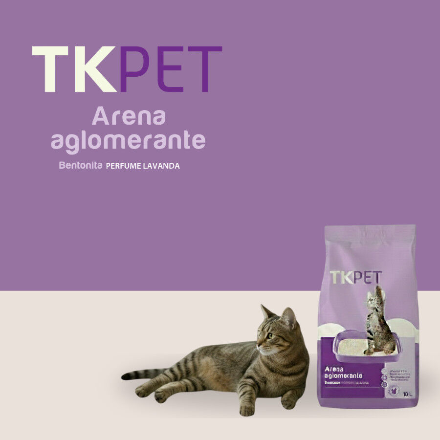 10 L TK-Pet Arena Aglomerante Bentonita y Lavanda para gatos, , large Imagen numero 5