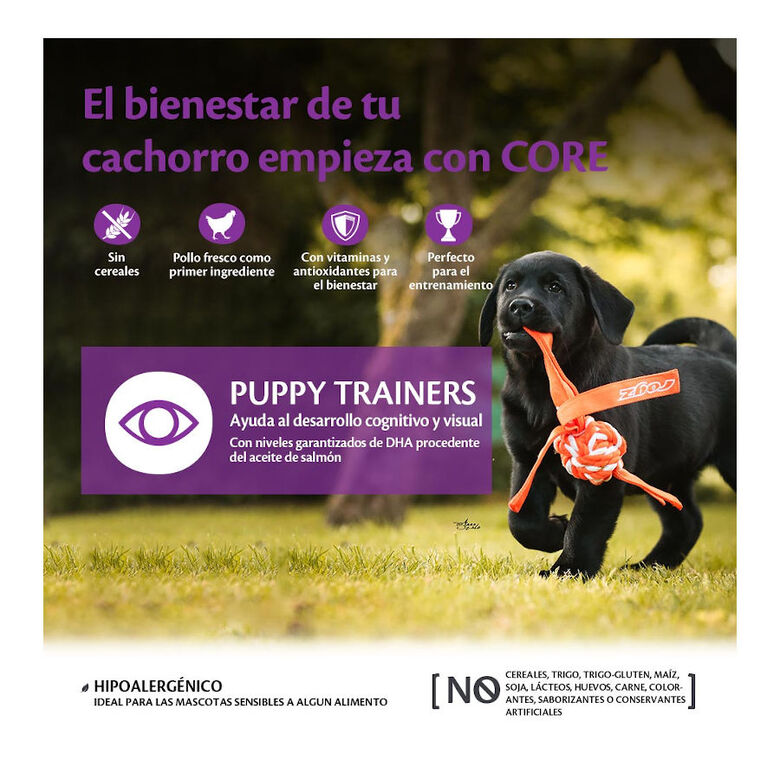 Wellness Core Bocaditos Puppy Trainers Pollo para perros thumbnail