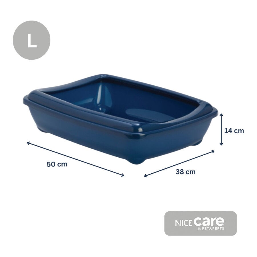 Nice Care Bandeja Sanitaria Azul para gatos, , large Imagen numero 2