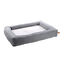 Flamingo Carlota Rect&aacute;ngulo Gris con Cremallera Cama para perros, , large indicador imagen numero 1