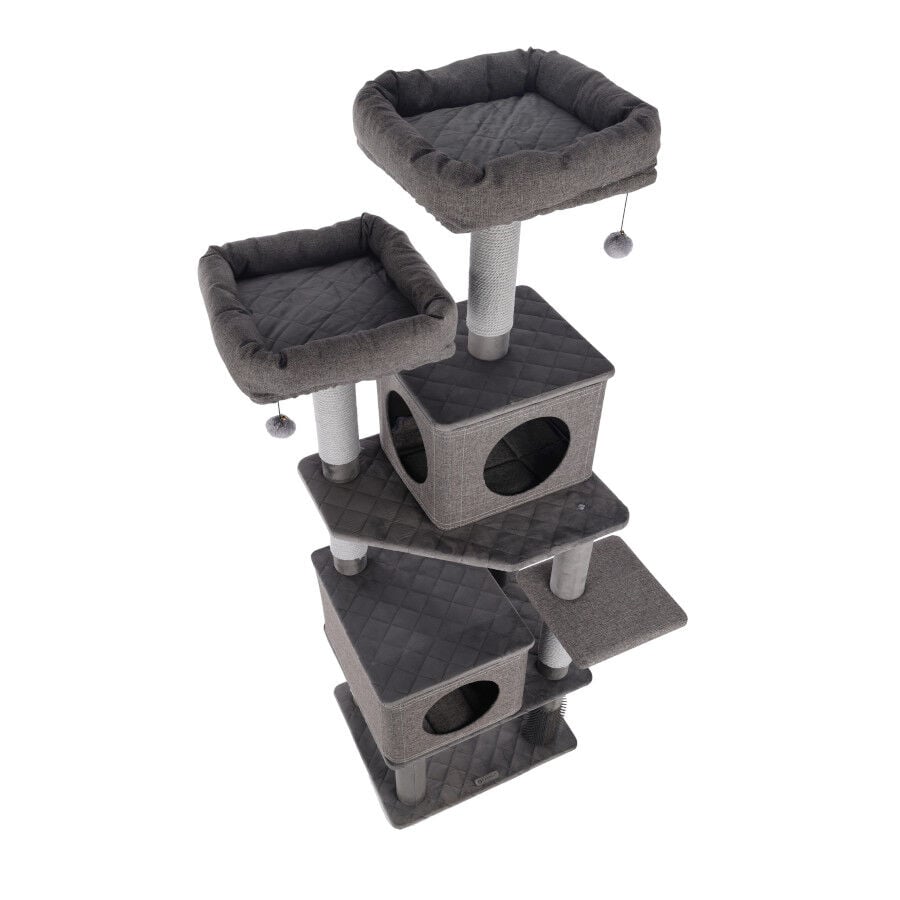 Flamingo Árbol Rascador Aurora Gris para gatos thumbnail