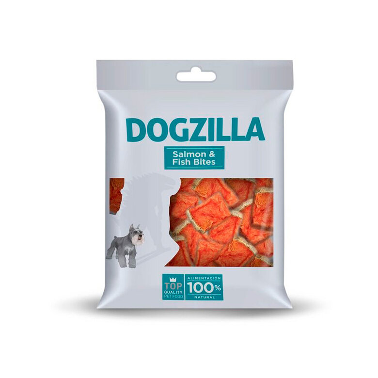 Dogzilla bocaditos de salmón con pescado para perros, , large image number null