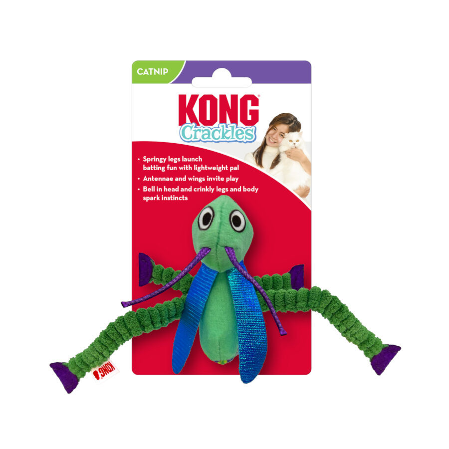 Kong Crackles Saltamontes de peluche para gatos thumbnail