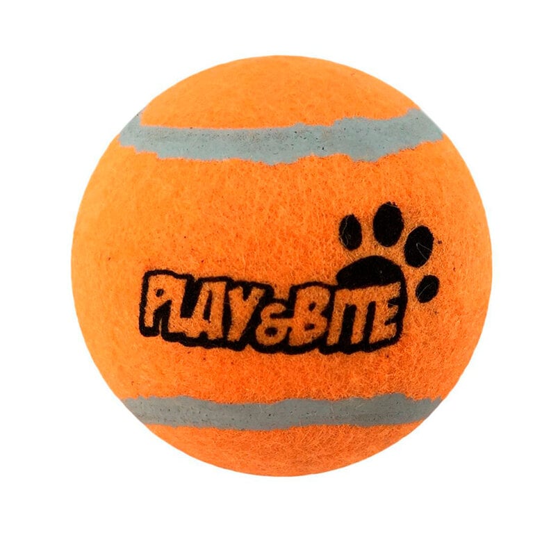 Play&Bite Pelota de Tenis naranja para perros,  Imagen numero 1 Play&Bite Pelota de Tenis naranja para perros, , large Imagen numero 1