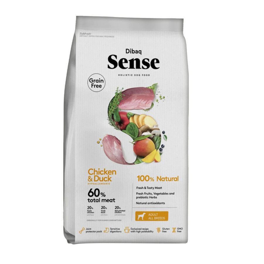 Dibaq Sense Grain Free Adult Pollo &amp; Pato pienso para perros