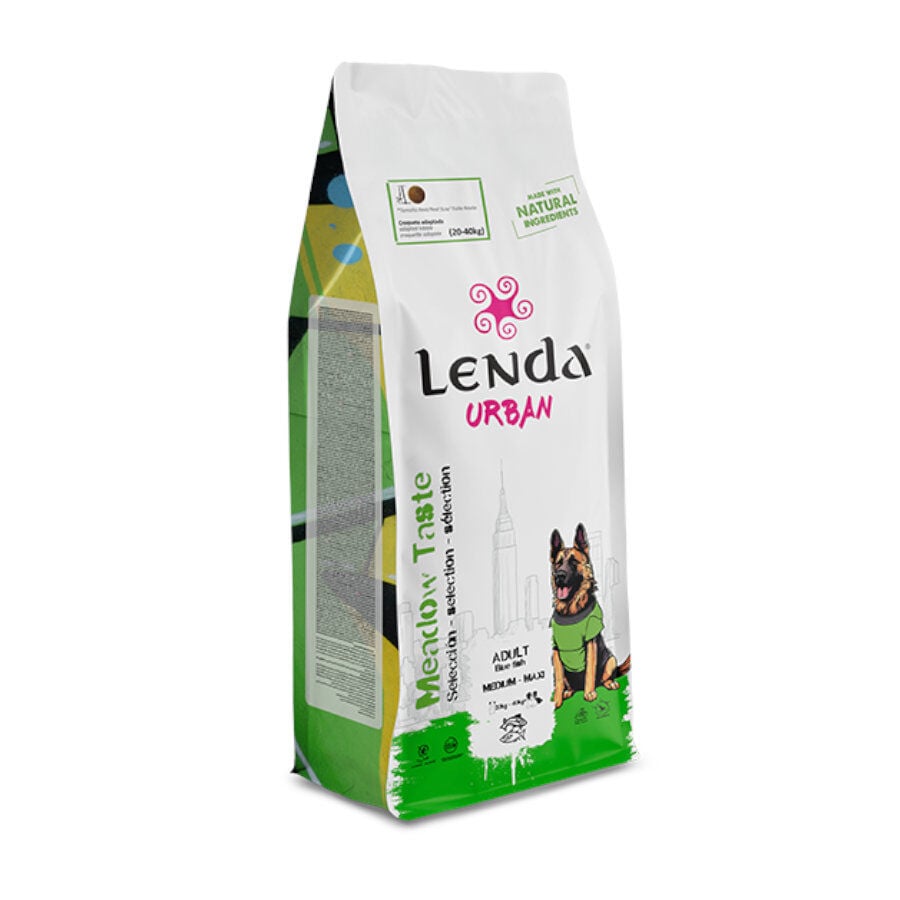 15 kg Lenda Urban Meadow Taste Adult Medium-Maxi Cordero pienso para perros, , large Imagen numero 1