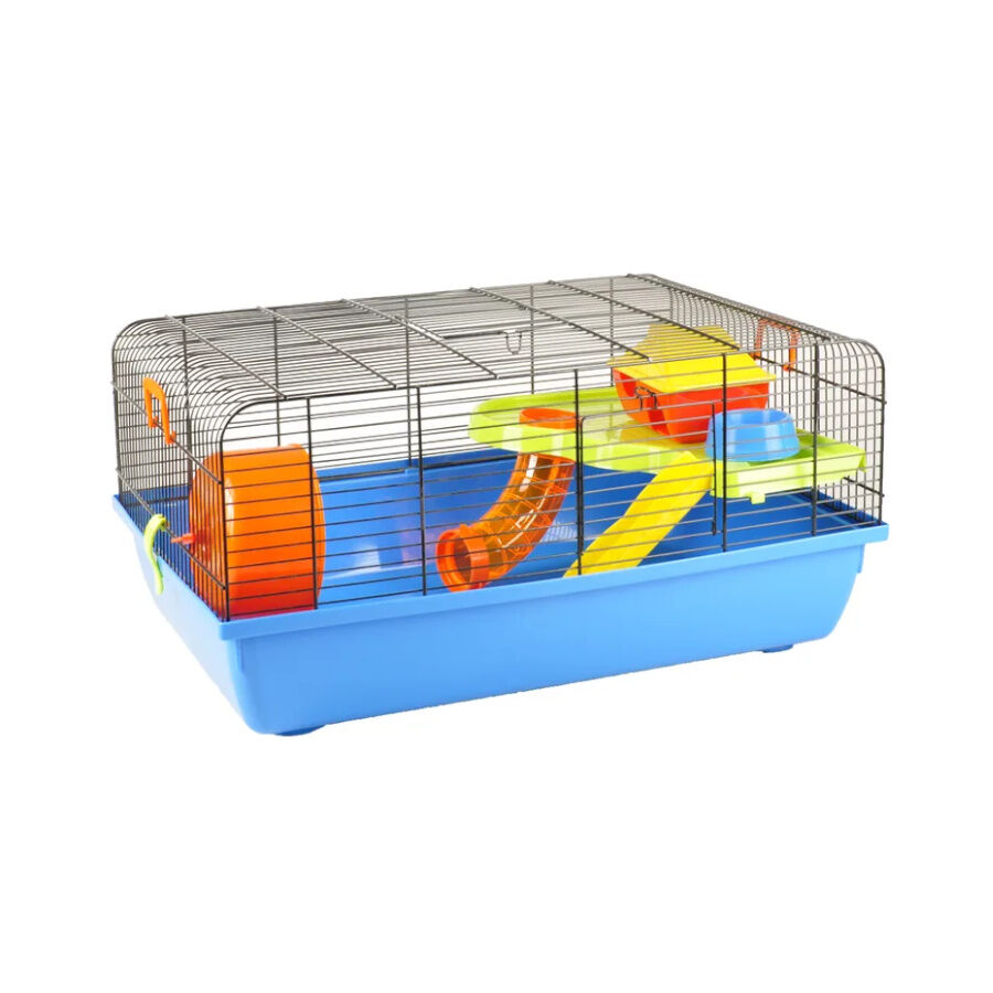Flamingo Milo Jaula Azul para h&aacute;msteres , , large Imagen numero 1