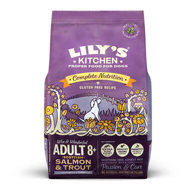 Lily's Kitchen Adult +8 Salmón y Trucha pienso para perros
