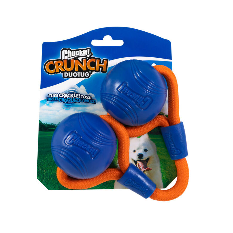 Chuckit! Crunch Duo Tug Pelota Con Cuerda para perros thumbnail