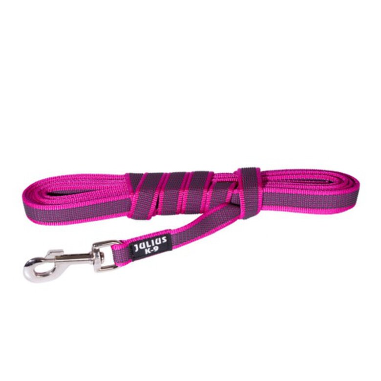 accesorio_perros_juliusk9_correa_engomada_rosa_JUL65013_M Imagen numero 1 Julius K9 correa sin asa rosa para perros Imagen numero 1