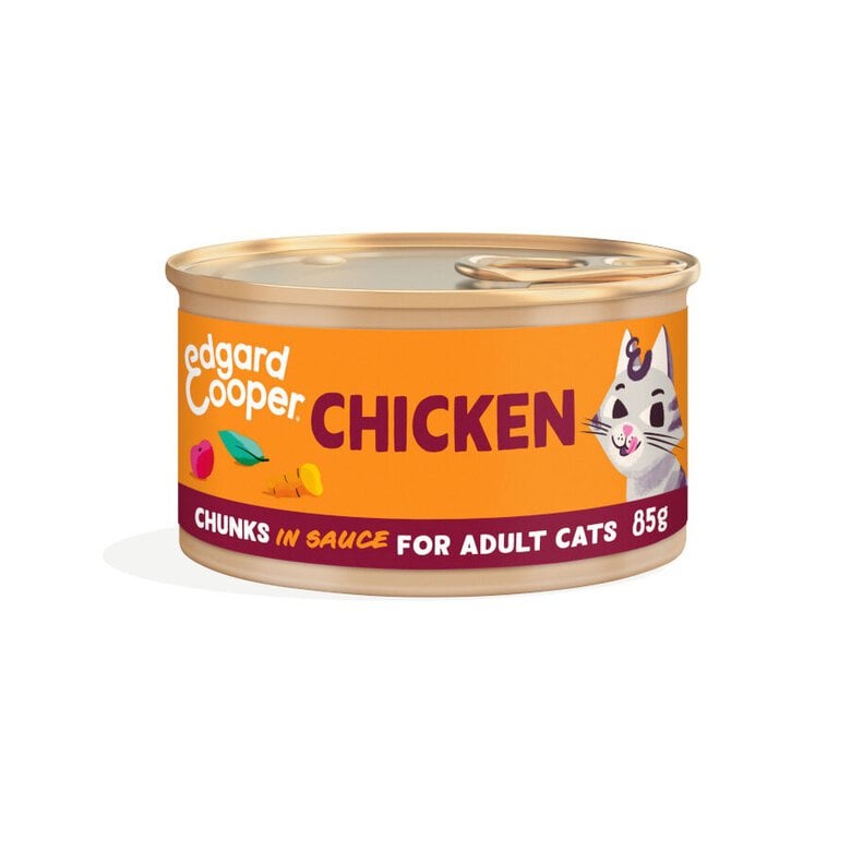 85 g Edgard & Cooper Filetes de Atún y Pollo lata para gatos,  Imagen numero 1 85 g Edgard & Cooper Filetes de Atún y Pollo lata para gatos, , large Imagen numero 1
