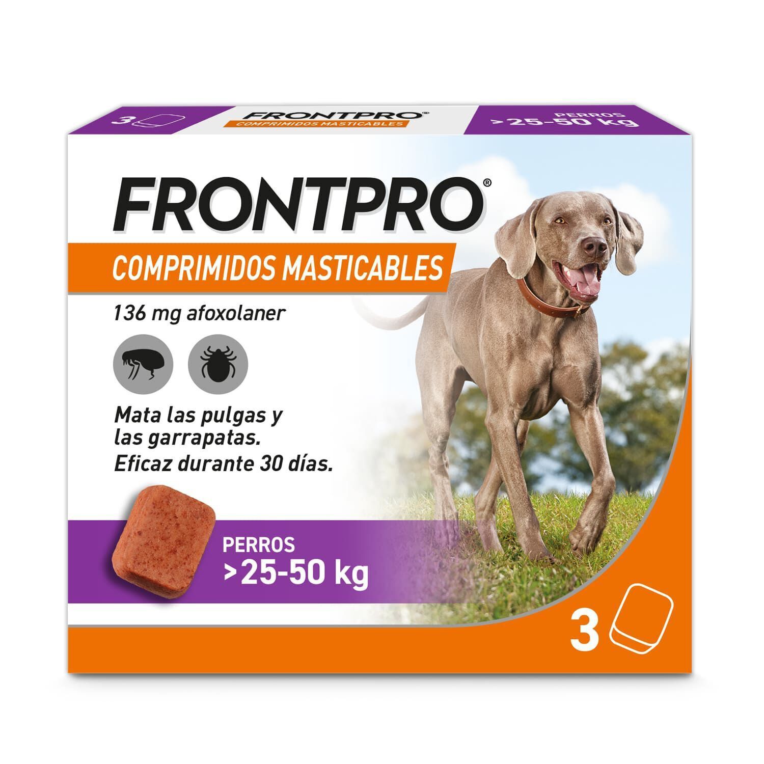 Frontpro Comprimidos Masticables Antiparasitario para perros