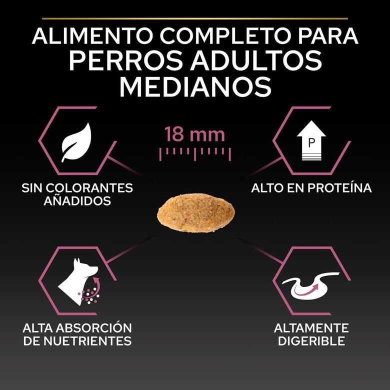 Pro Plan Adult Medium Sensitive Skin Salmón pienso para perros thumbnail