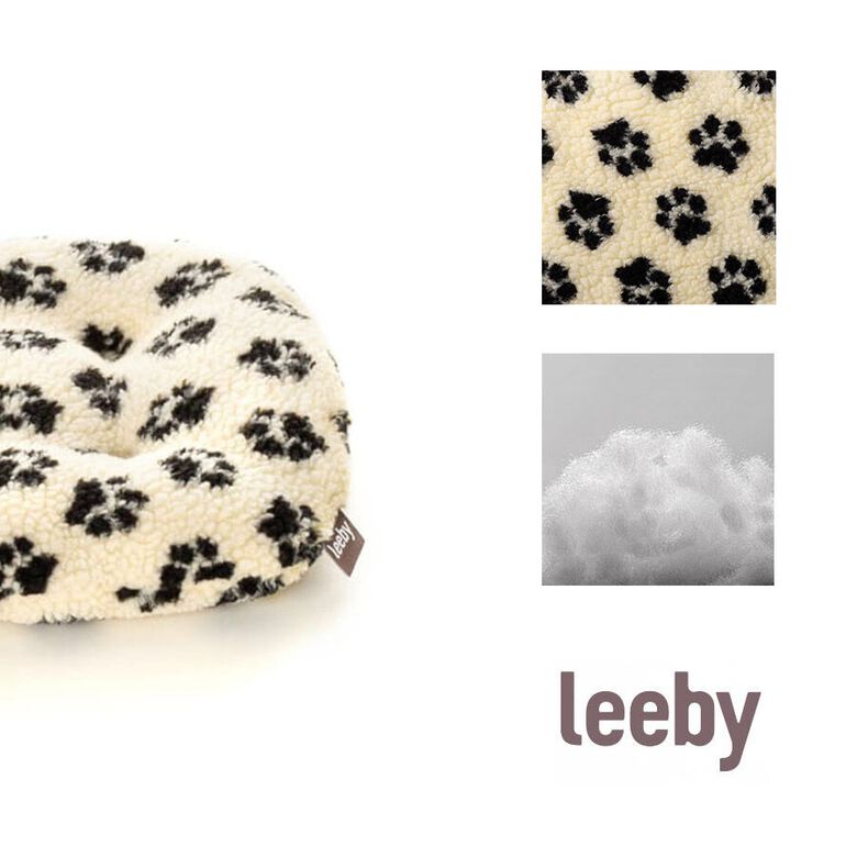 Leeby Cojín Ovalado de Huellas de Patitas para perros thumbnail