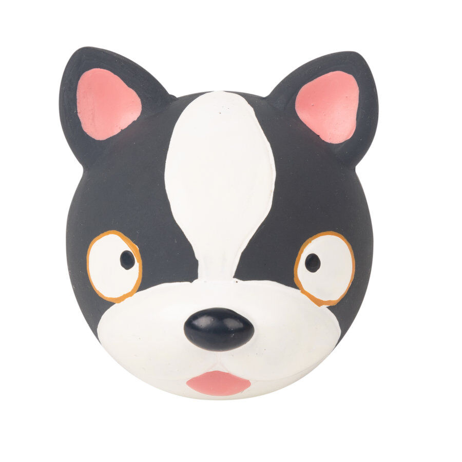 Tootoy! Chew French Bulldog mordedor de látex con sonido para perros thumbnail