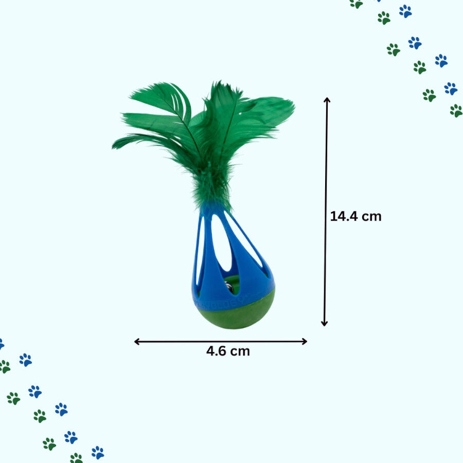 Playology Juguete Interactivo con Plumas y Cascabel para gatos, , large Imagen numero 3